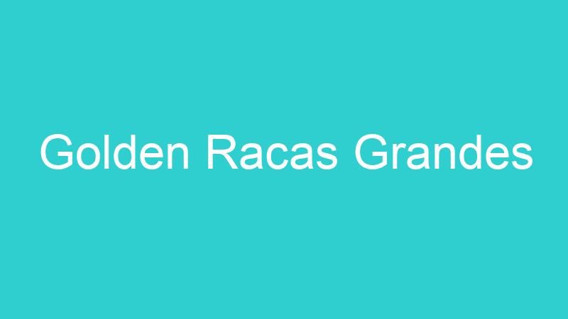 Golden Racas Grandes