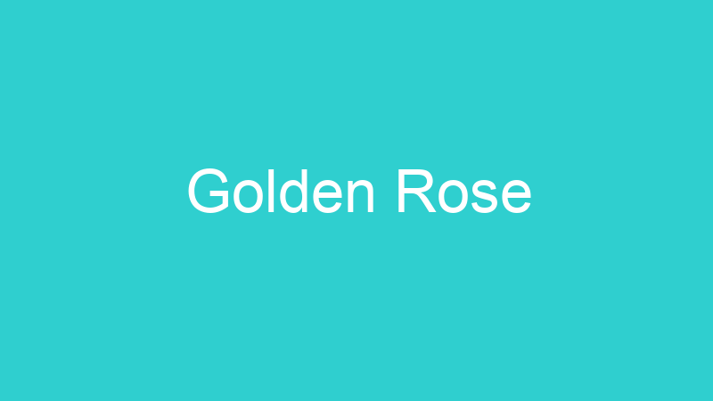 Golden Rose