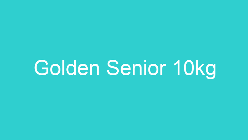 Golden Senior 10kg