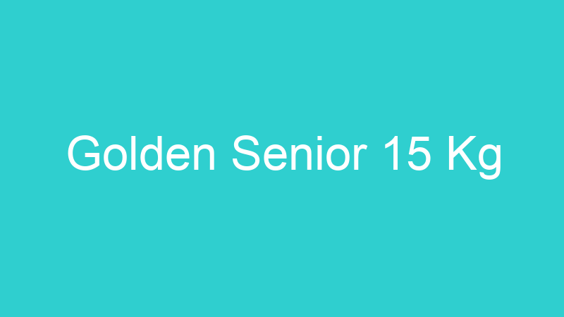 Golden Senior 15 Kg