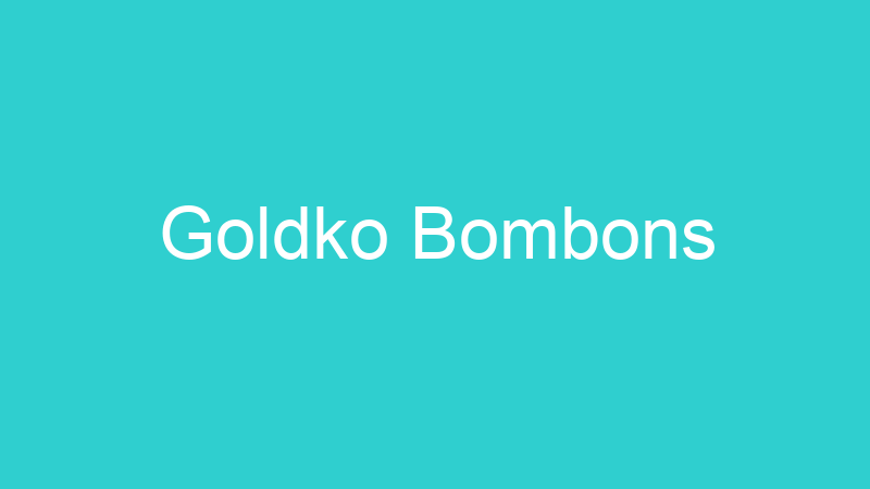 Goldko Bombons