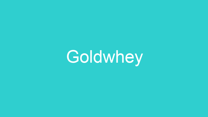 Goldwhey