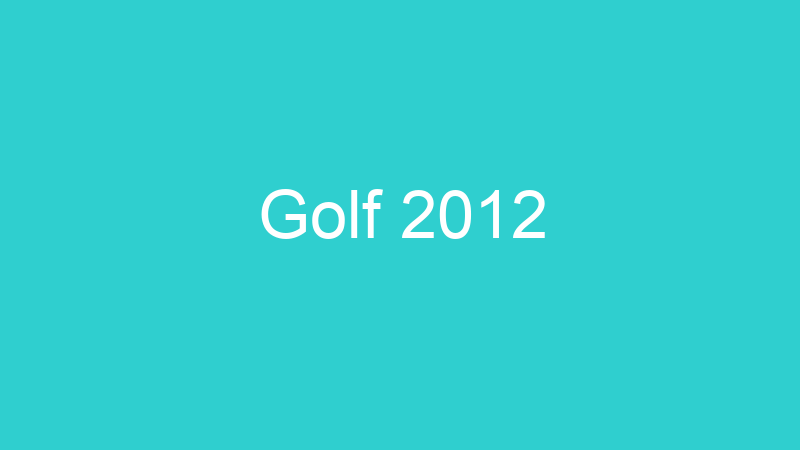 Golf 2012