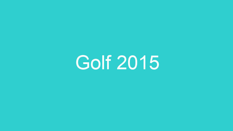 Golf 2015