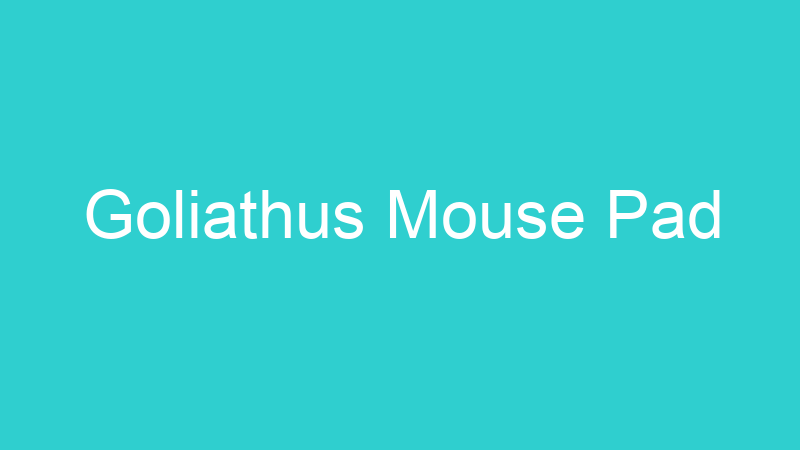 Goliathus Mouse Pad