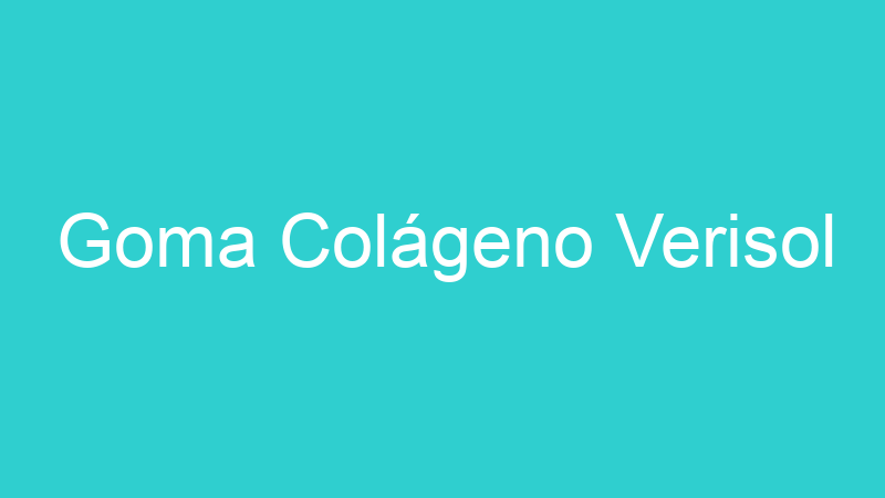 Goma Colágeno Verisol