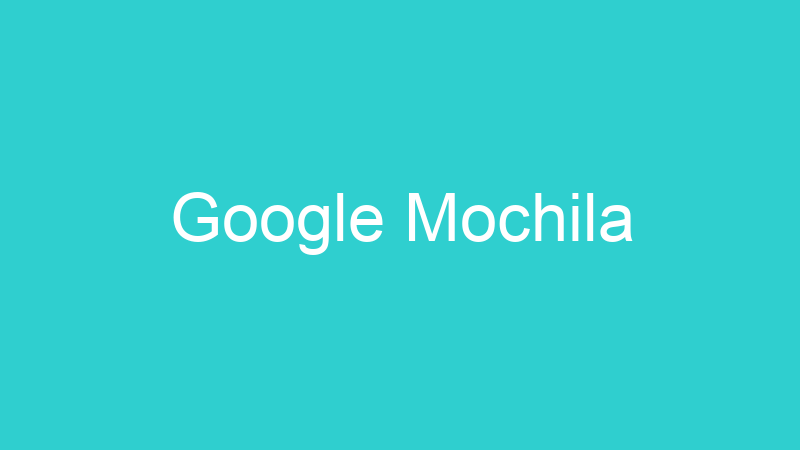 Google Mochila