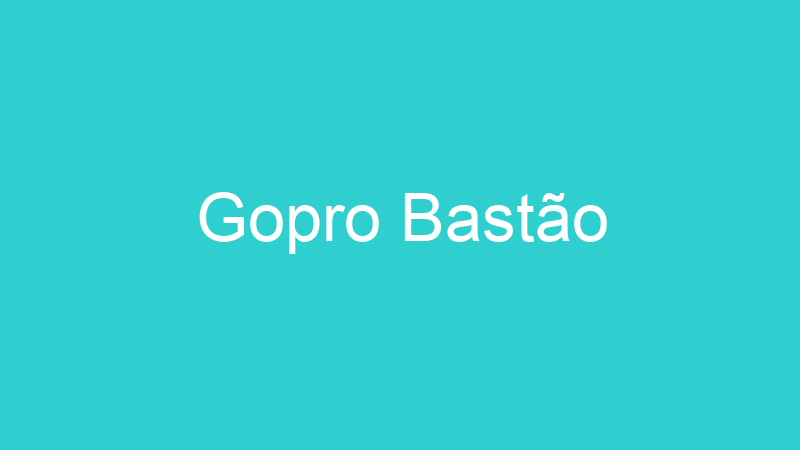 Gopro Bastão