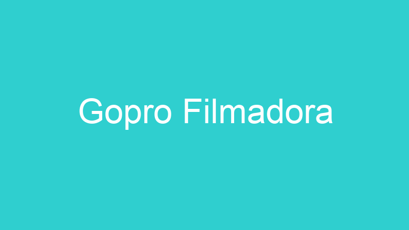 Gopro Filmadora
