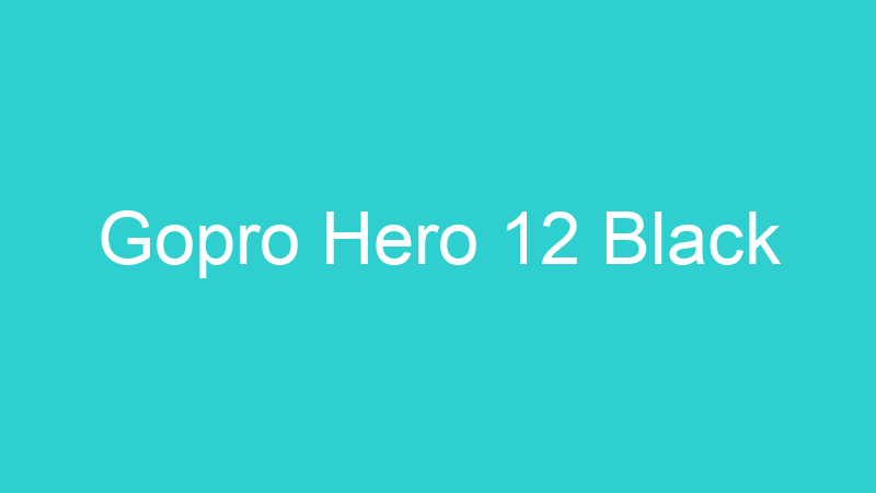 Gopro Hero 12 Black