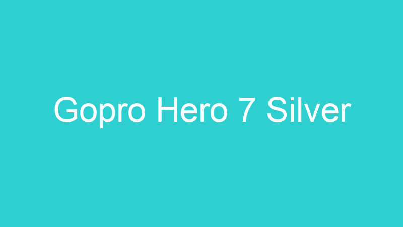 Gopro Hero 7 Silver