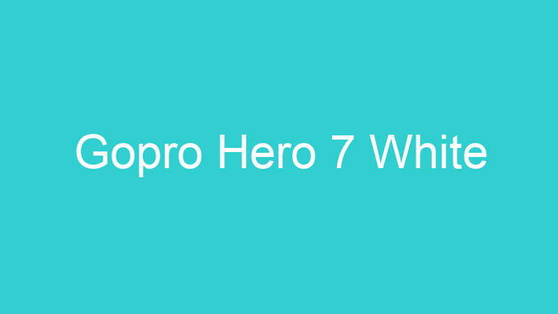 Gopro Hero 7 White