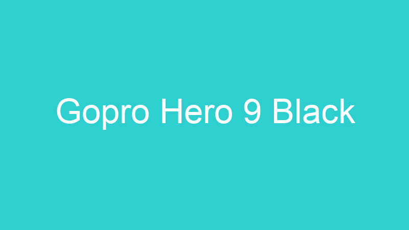 Gopro Hero 9 Black