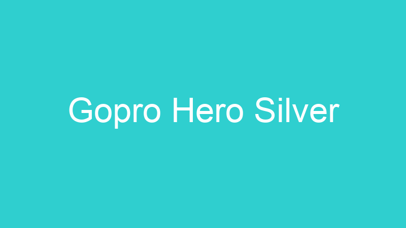 Gopro Hero Silver