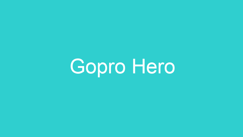 Gopro Hero