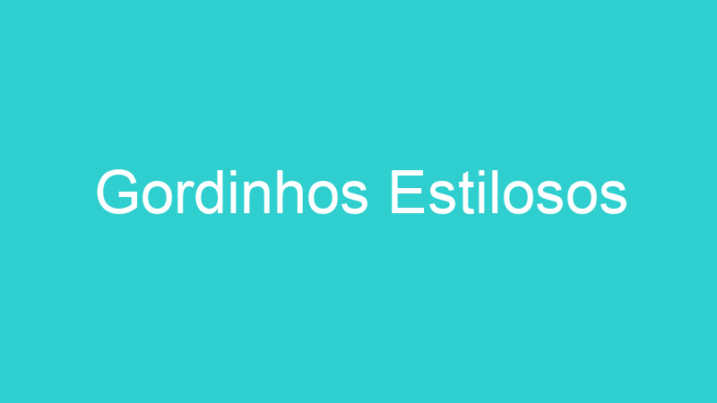 Gordinhos Estilosos