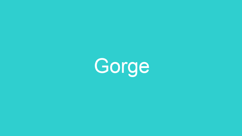 Gorge