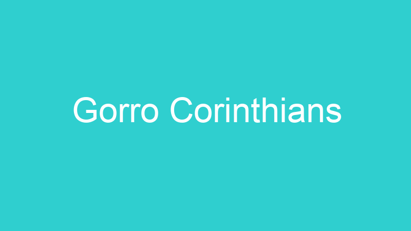 Gorro Corinthians
