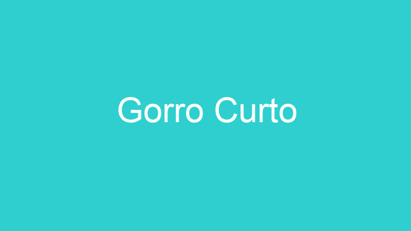 Gorro Curto