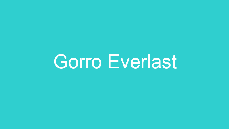 Gorro Everlast