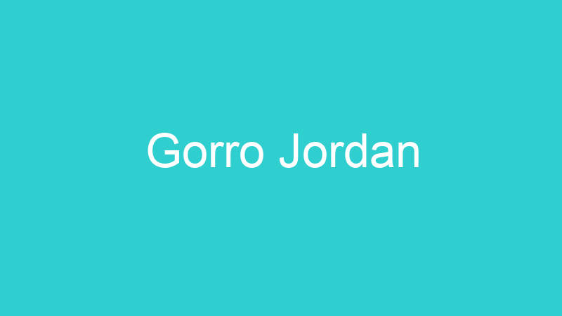 Gorro Jordan