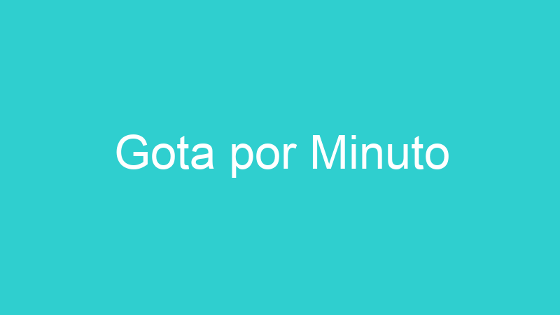 Gota por Minuto