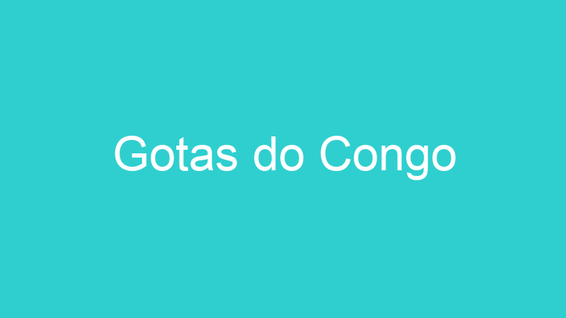 Gotas do Congo