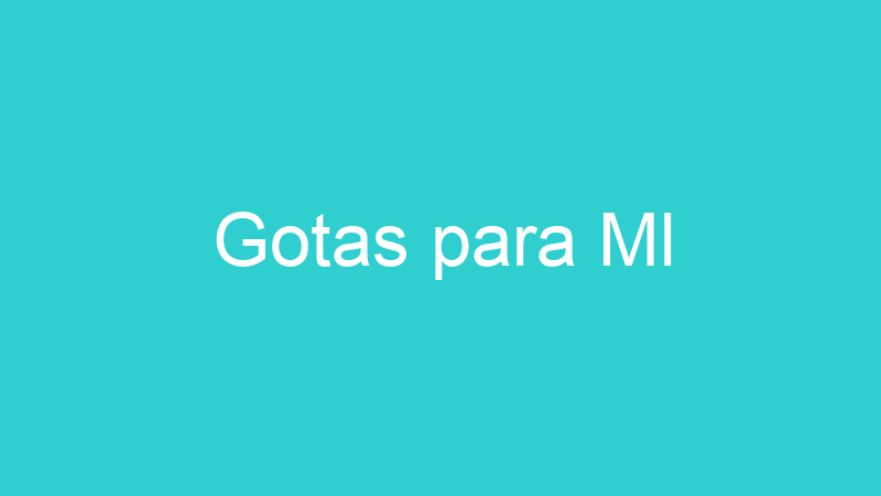 Gotas para Ml
