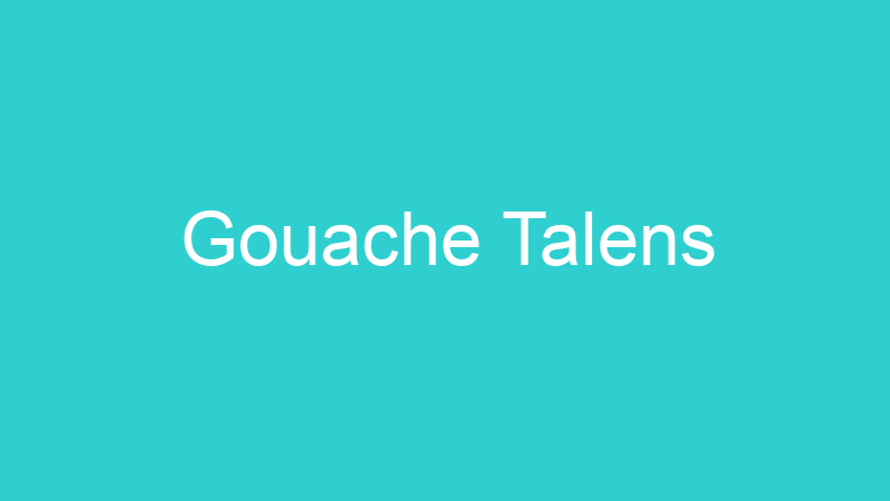 Gouache Talens