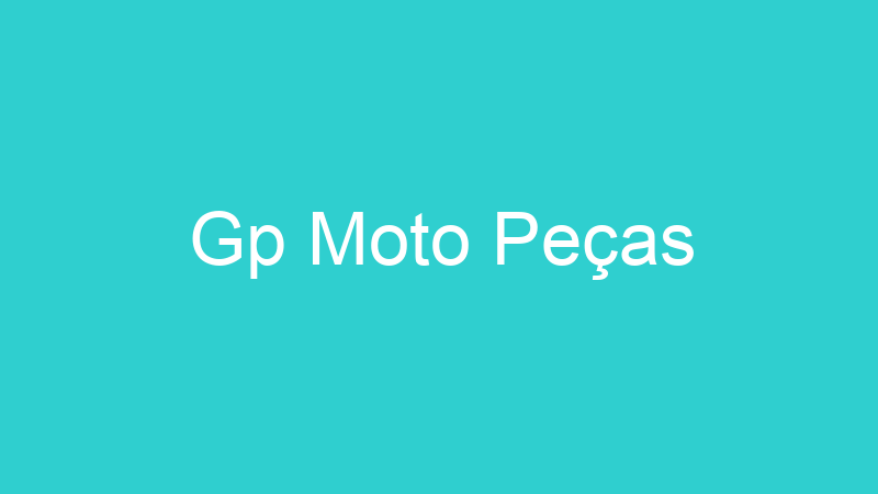 Gp Moto Peças
