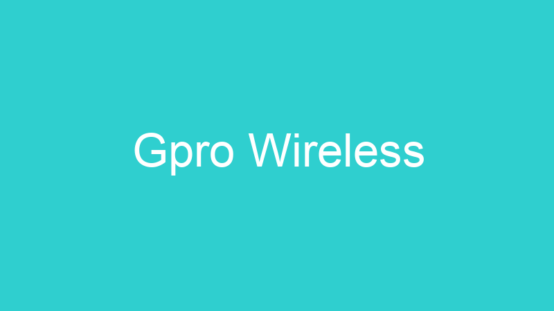 Gpro Wireless