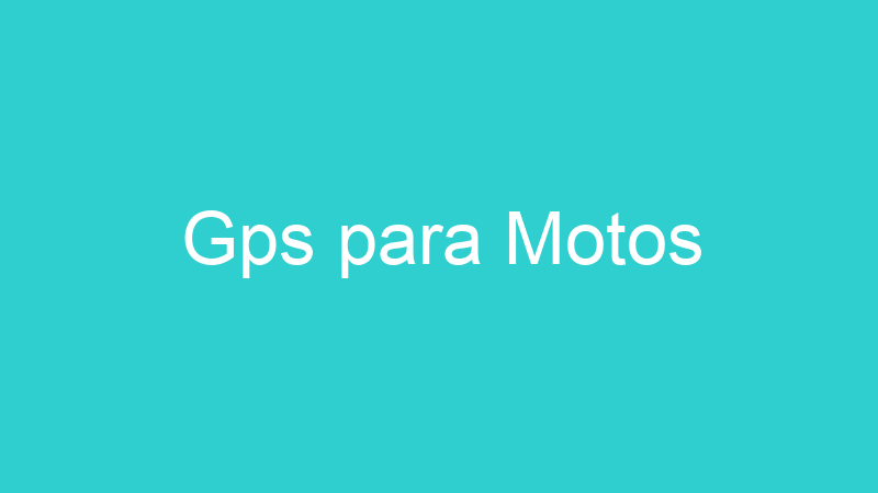 Gps para Motos