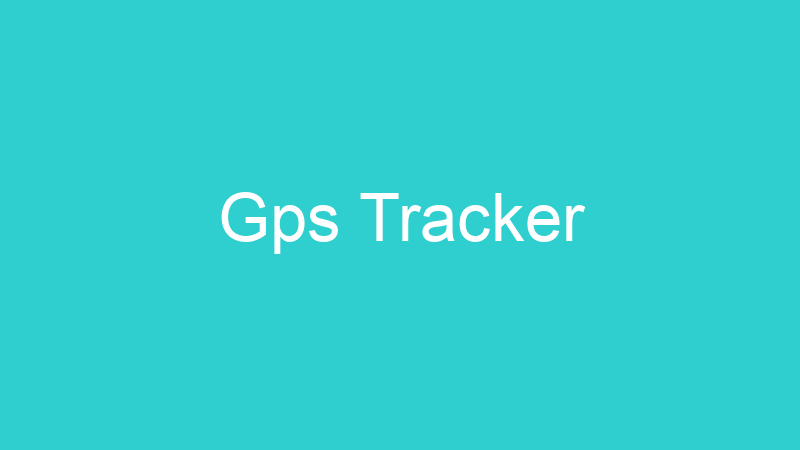 Gps Tracker
