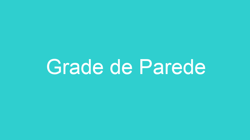 Grade de Parede