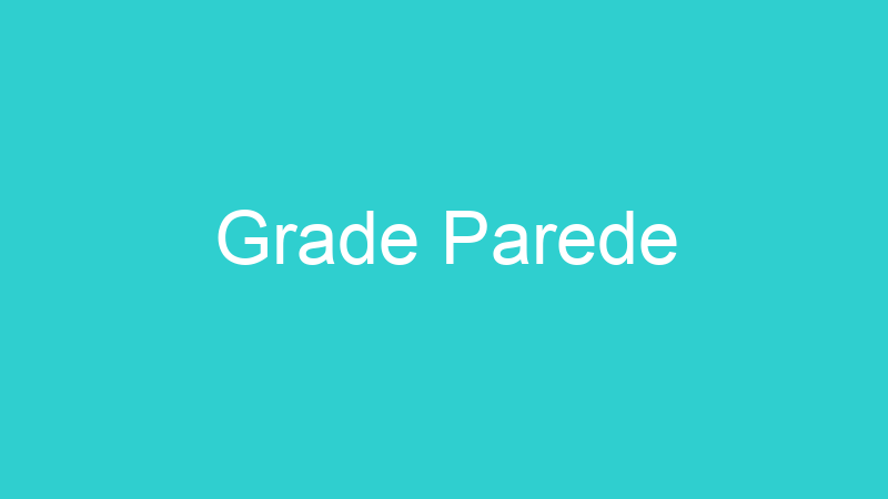 Grade Parede