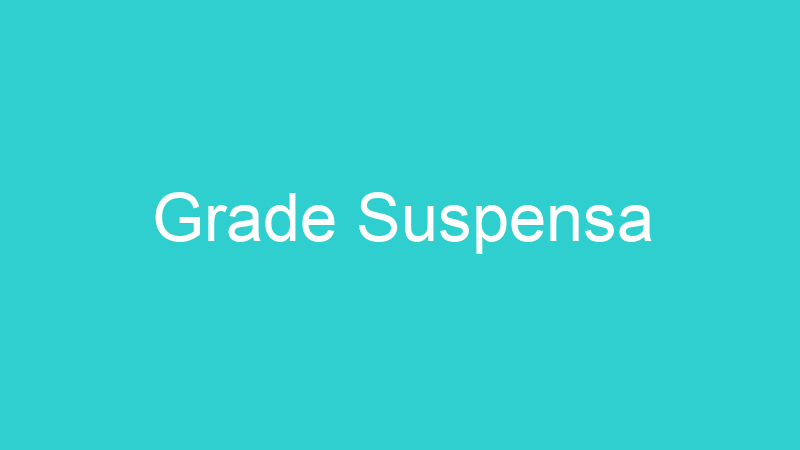 Grade Suspensa