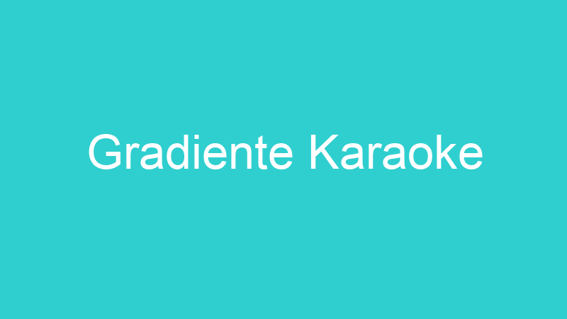 Gradiente Karaoke