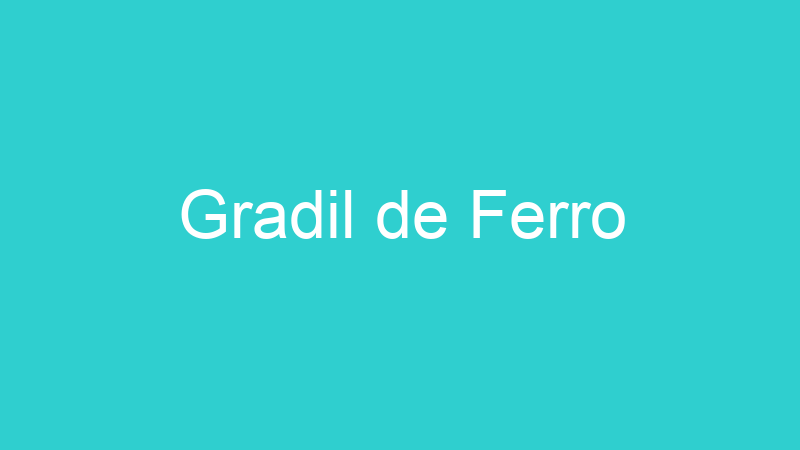 Gradil de Ferro