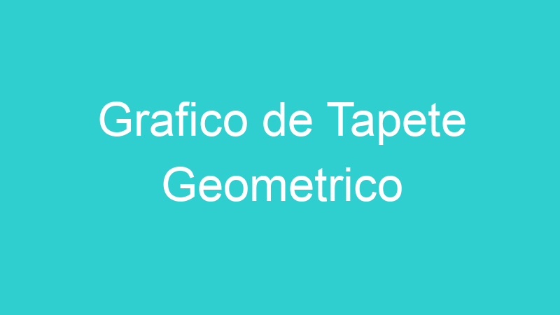 Grafico de Tapete Geometrico