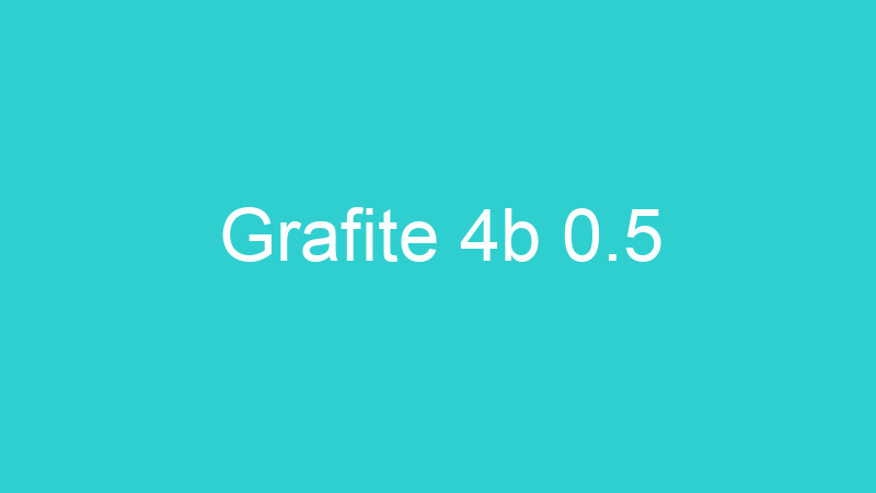 Grafite 4b 0.5