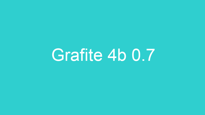 Grafite 4b 0.7