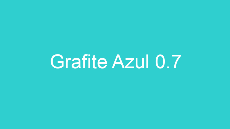 Grafite Azul 0.7
