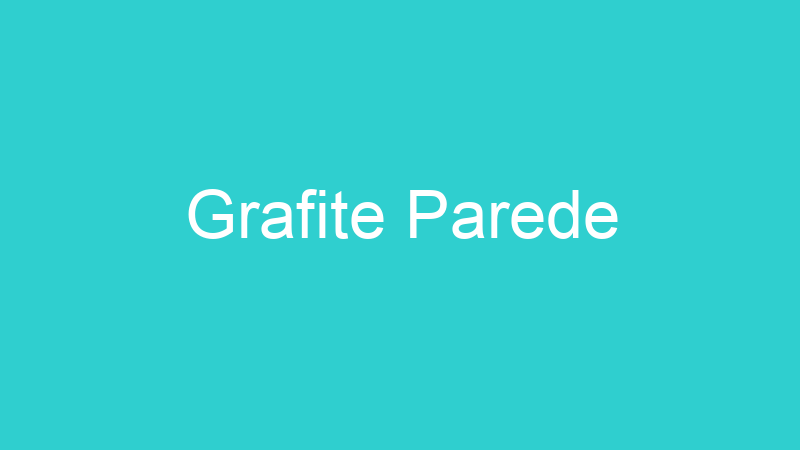 Grafite Parede
