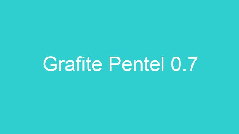 Grafite Pentel 0.7