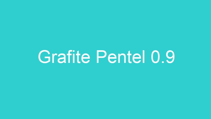 Grafite Pentel 0.9