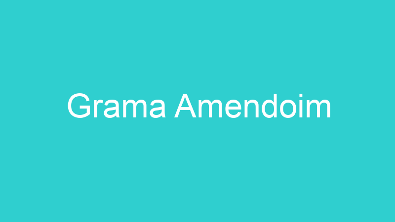 Grama Amendoim
