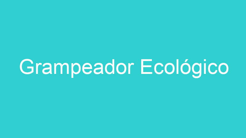 Grampeador Ecológico