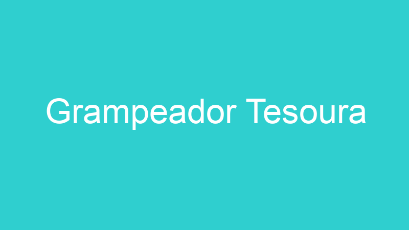 Grampeador Tesoura