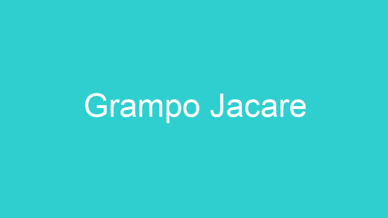 Grampo Jacare