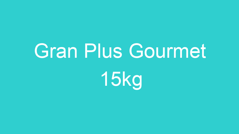 Gran Plus Gourmet 15kg